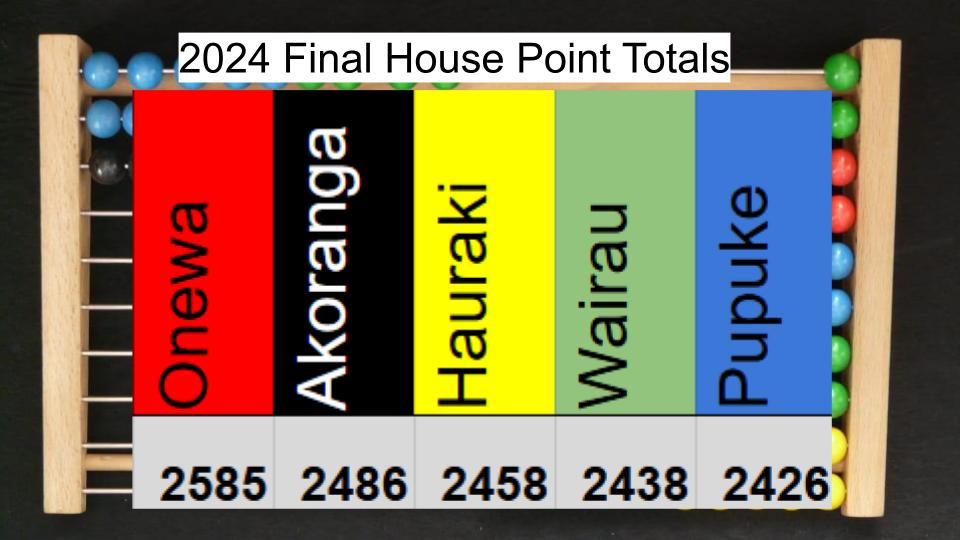 2024 House point total FINAL