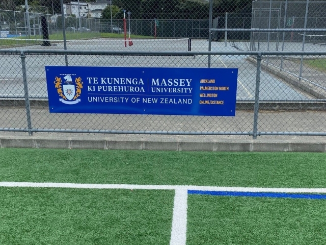 Massey University Sign