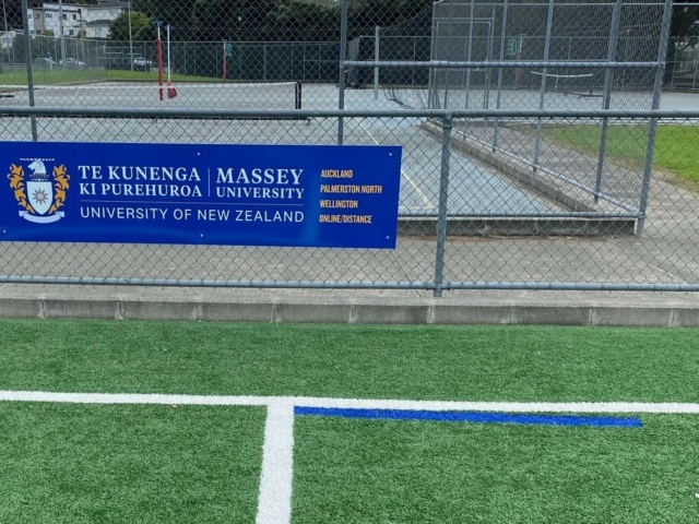 Massey University Sign
