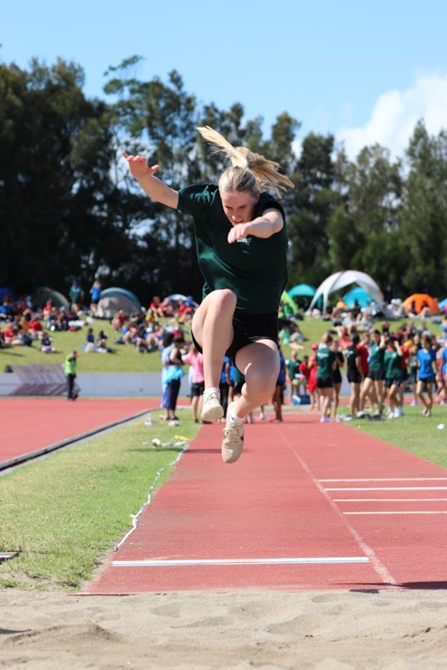 Emma Schroeder jumping