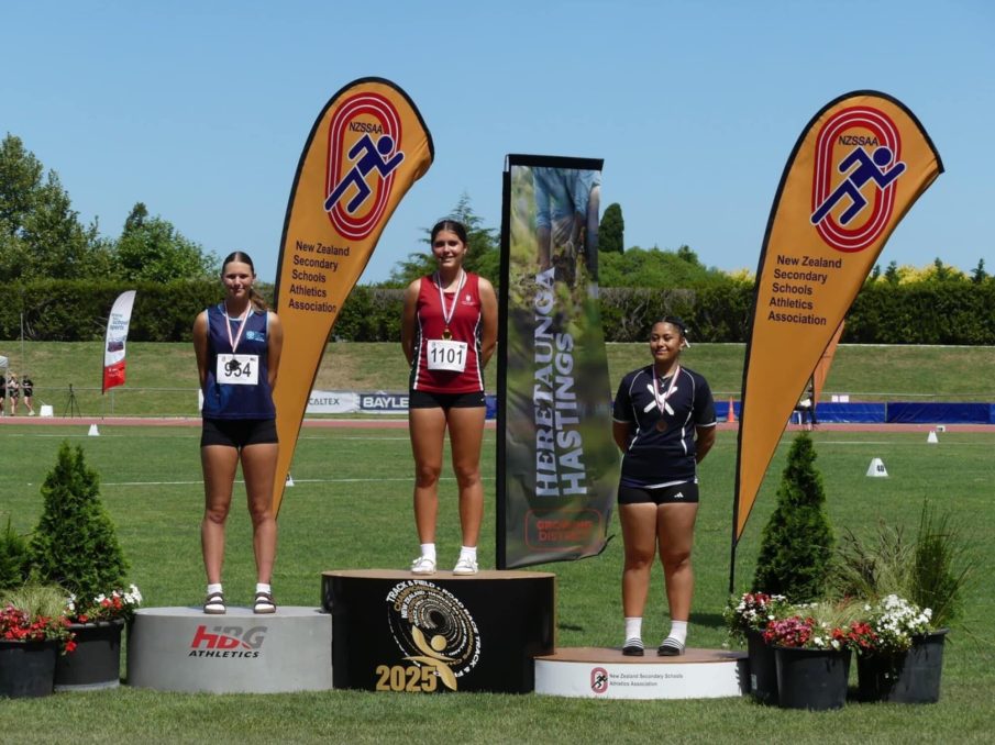 Karmen Maritz - NZSS Champion Discus and Shotput