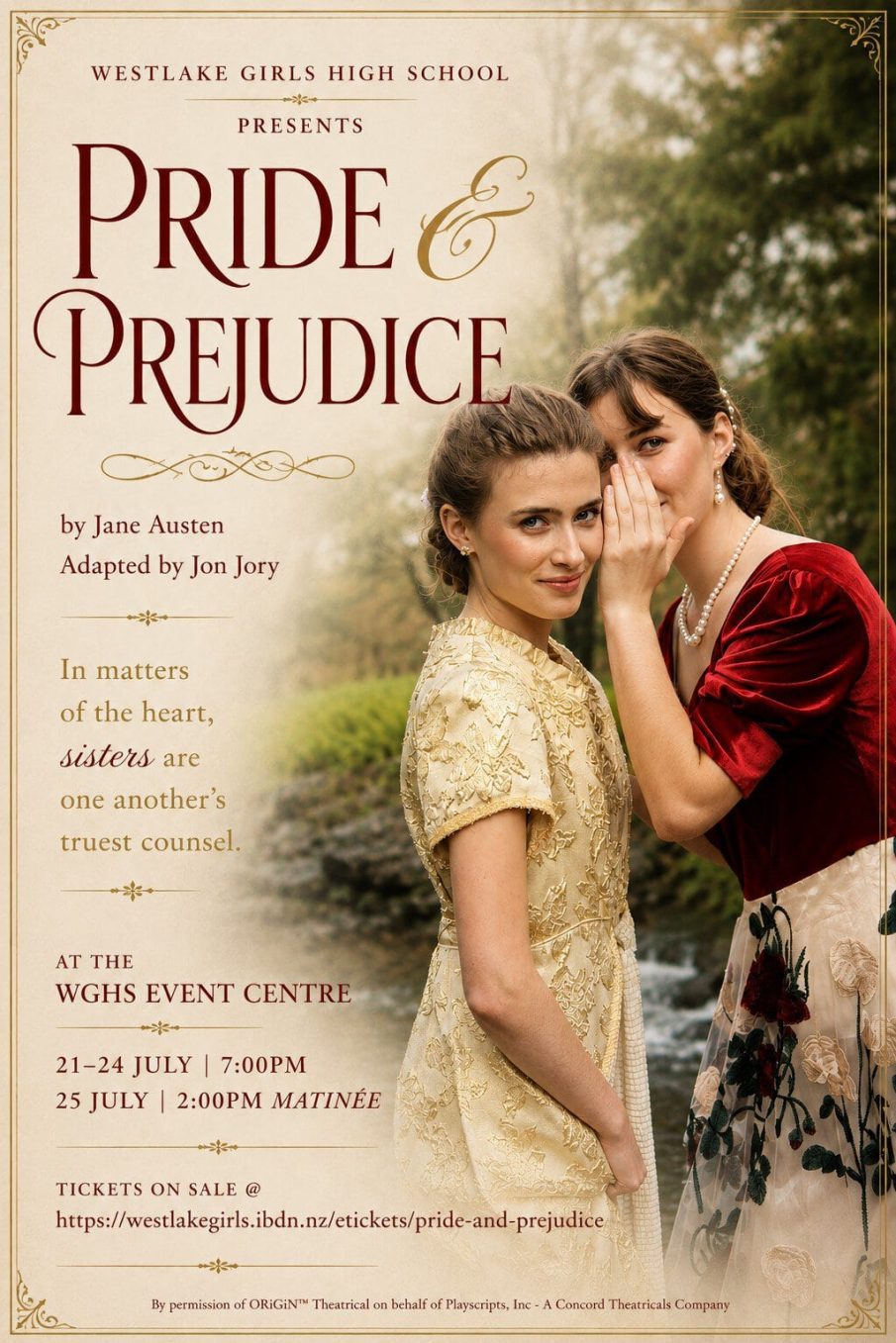 Lizzy and Jane Bennet Poster