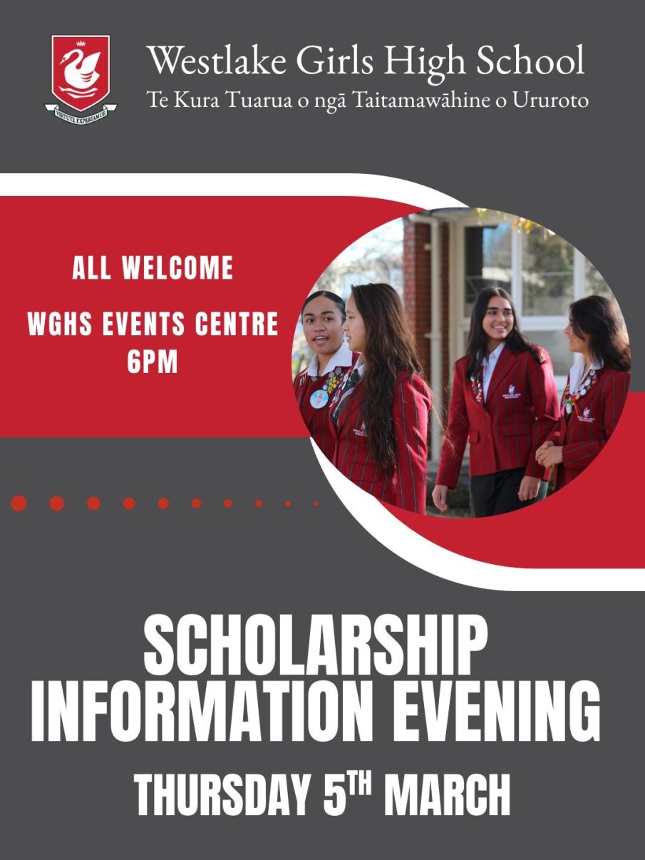 Scholarship Info Evening flyer