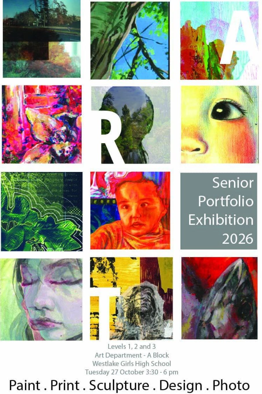 Senior Portfolio Exhibition Poster