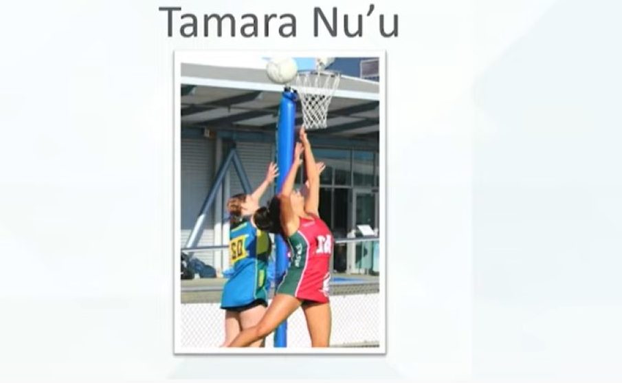 Tamara Nu'u - netball awards