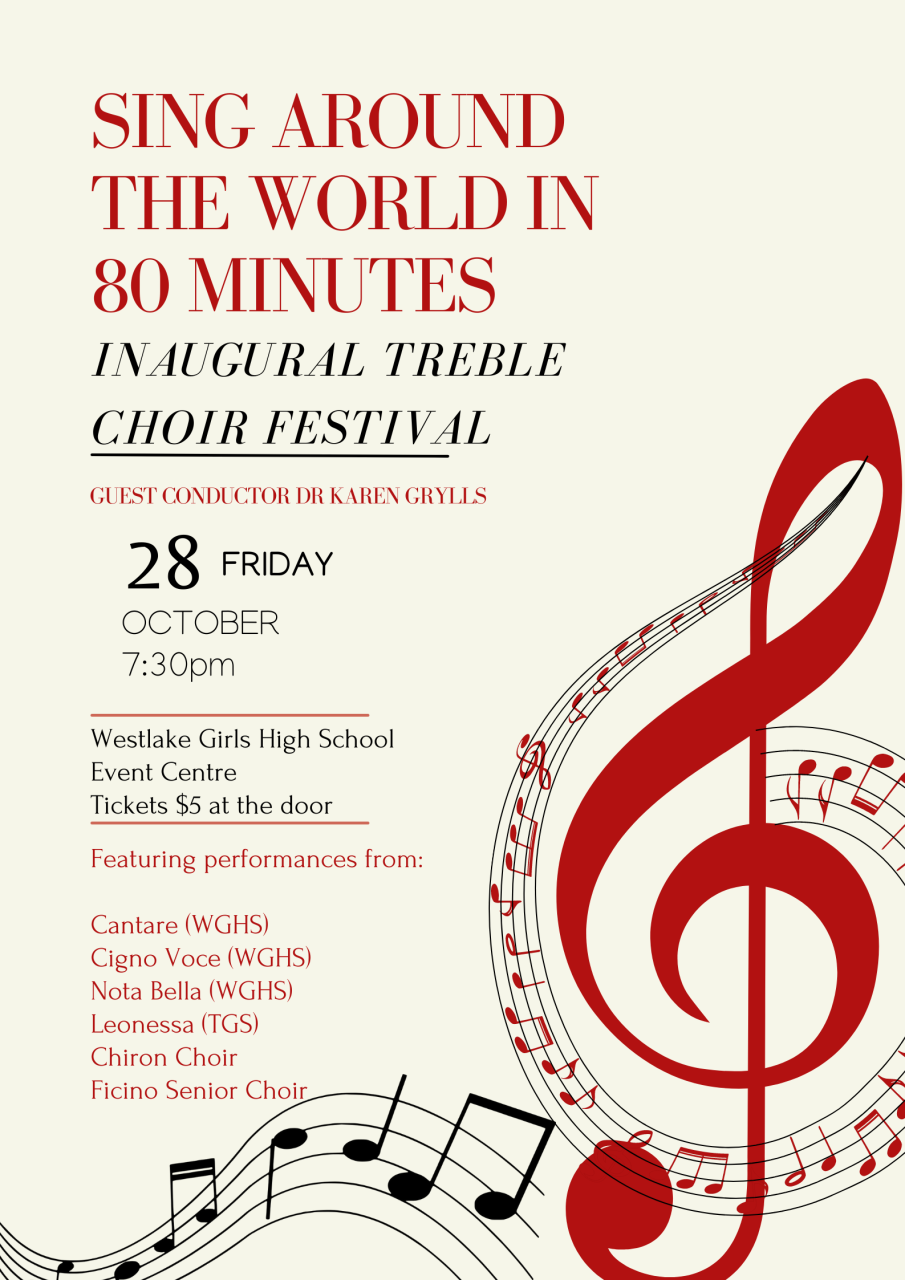 Treble Choir Festival Poster