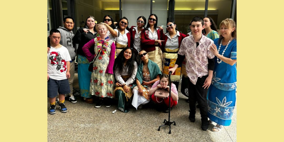 Wilson School students with Westlake girls