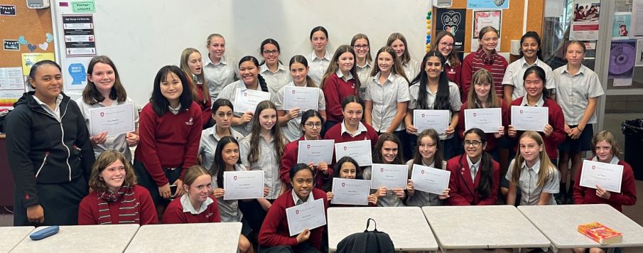 Year 9 Social Studies award - term 1 2021